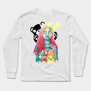 laser eyes linda painting Long Sleeve T-Shirt